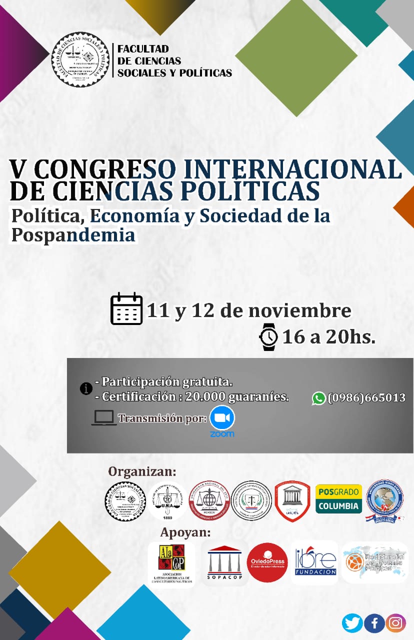 V Congreso Internacional de Ciencias Políticas.