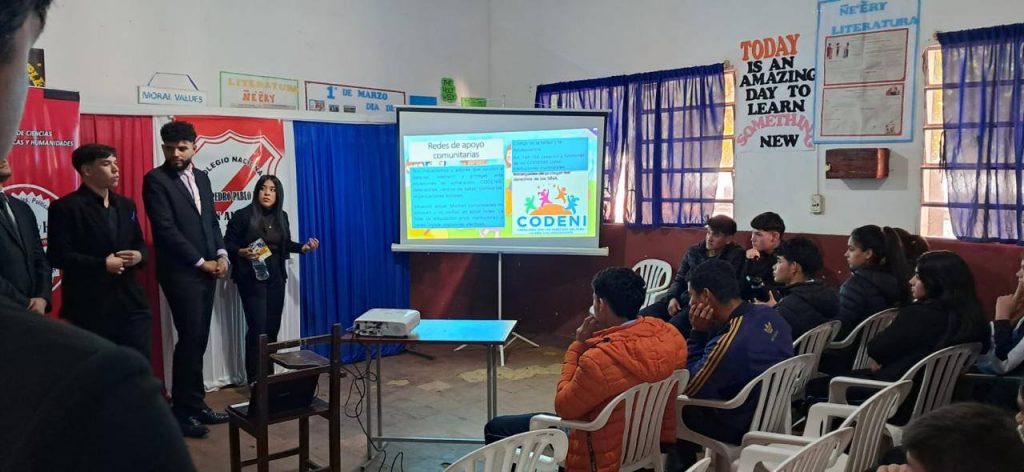 «Construyendo ciudadanos:conociendo nuestros derechos y deberes», fue la Charla educativa dirigida a los estudiantes del Colegio Pedro Pablo Peña de San Antonio.