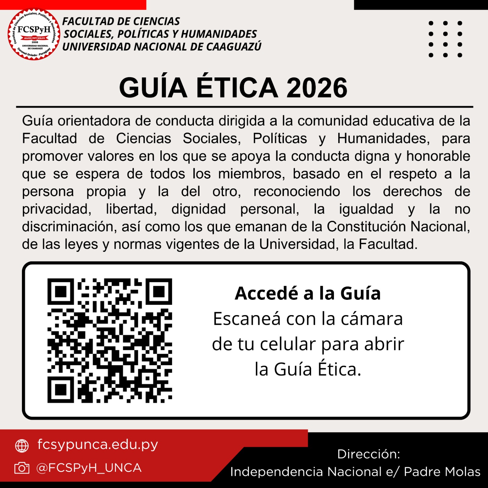 GUÍA ÉTICA 2026